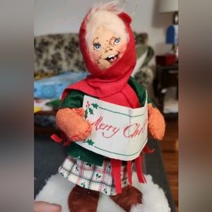 **Sold** Vintage 1985 Annalee Christmas Doll